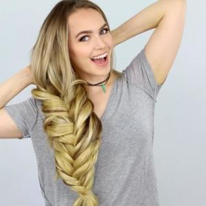 100 bandes de cheveux youtubeuse