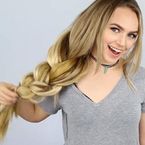 100 bandes de cheveux youtubeuse