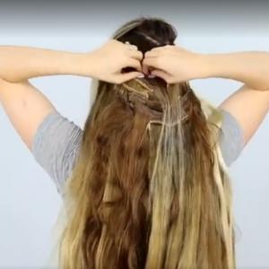 100 bandes de cheveux youtubeuse