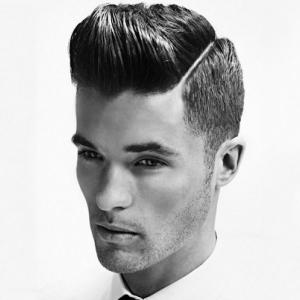 coupe homme gominée