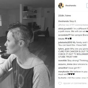 Shannen Doherty se rase la tête