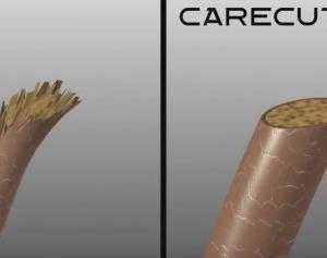 coupe cheveux avec ciseaux chauffants