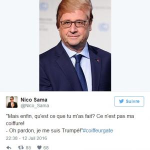 Coiffure Hollande moquée