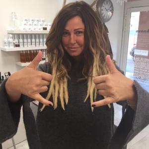 Nouvelle coupe de cheveux Evelyne Thomas