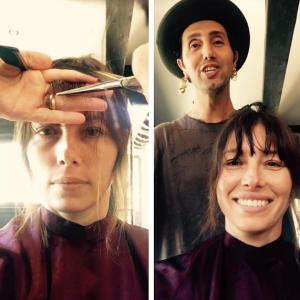 Nouvelle coiffure Jessica Biel