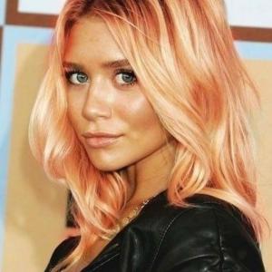 Couleur cheveux pêche