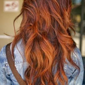 Coloration reflets chauds