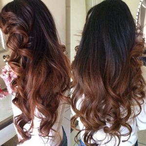 Coloration reflets chauds