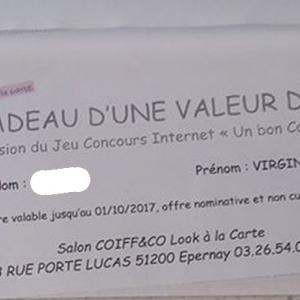 Mèches blondes base châtain gagnante jeu concours UnBonCoiffeur