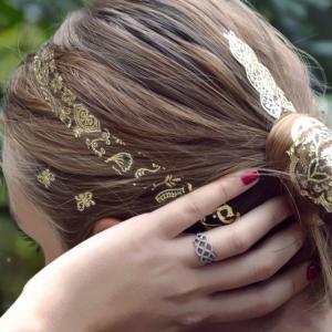 tatouage de cheveux pour les fêtes
