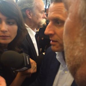 Emmanuel Macron au Mondial Beauté Coiffure Paris