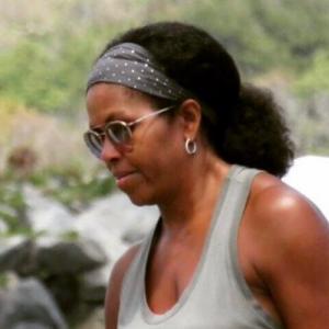 coiffure afro Michelle Obama
