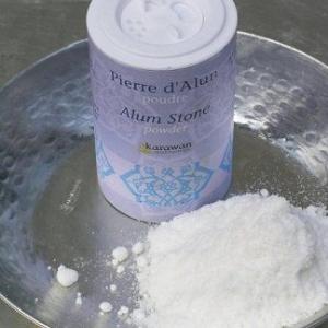 Pierre d'alun soin capillaire