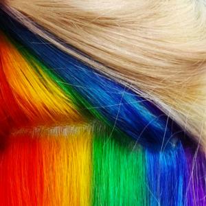 couleur cheveux hidden rainbow
