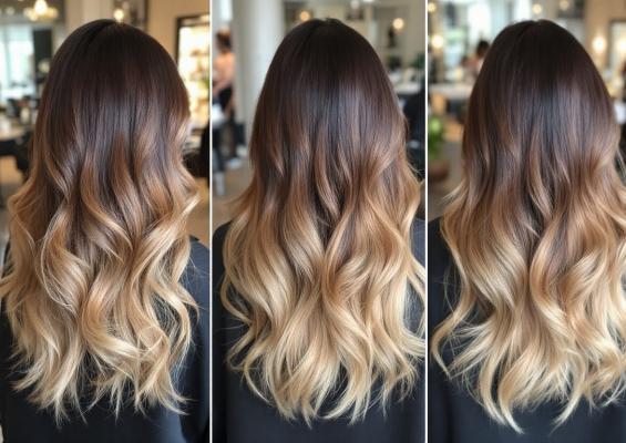Les différences entre balayage, ombré et mèches