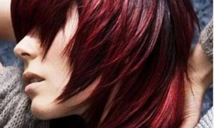 Le ombré hair rouge, proche du tie and dye. 33 Modèles de coloration ombré hair rouge cerise.