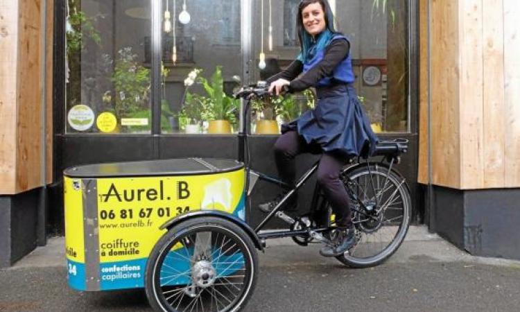 salon coiffure à vélo