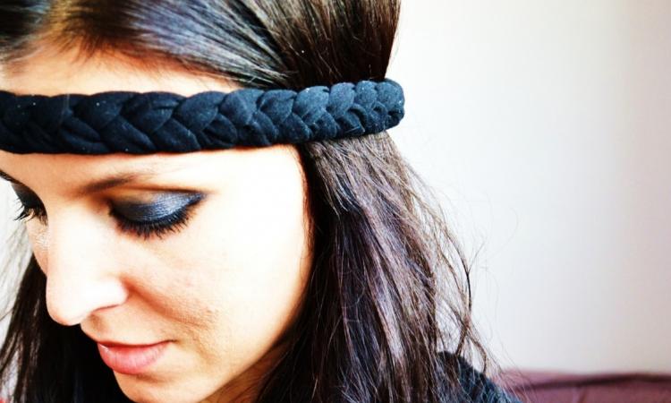 idées coiffures headband