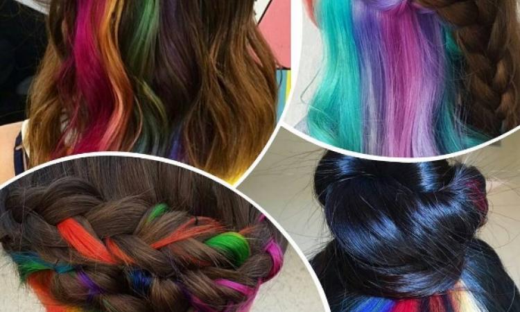 coloration rainbow hair cache