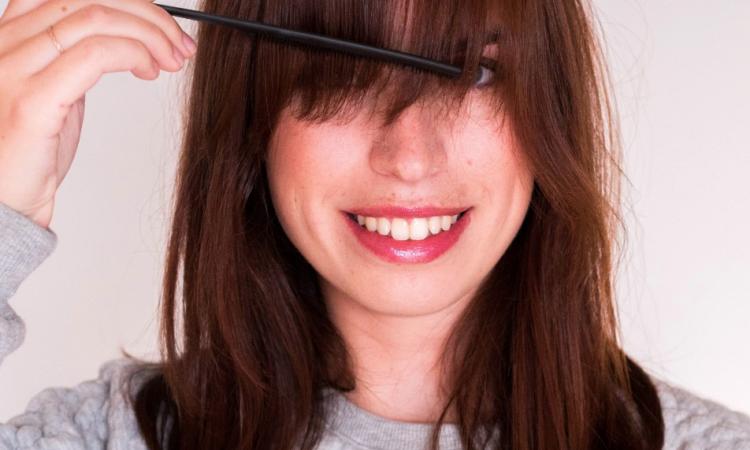 jolie coiffure avec frange