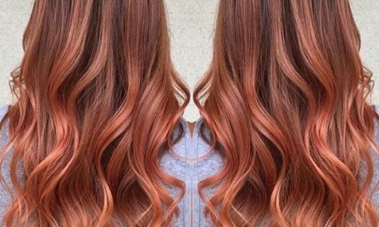 coloration cheveux pumpkin spice hair