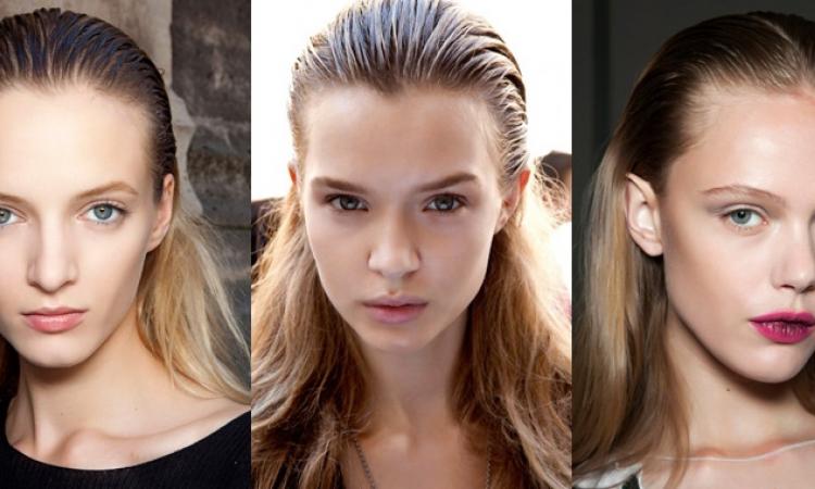 coiffure effet mouille wet look pour cet ete