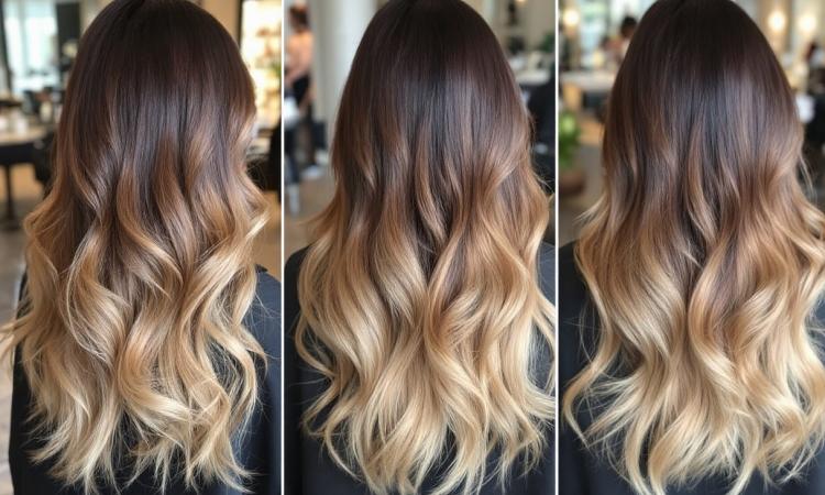 Les différences entre balayage, ombré et mèches