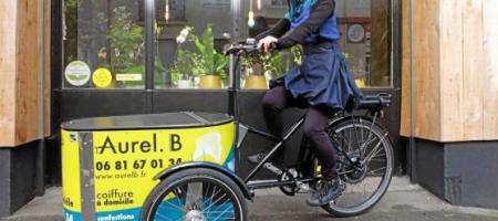 salon coiffure à vélo
