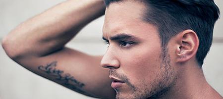 coiffure homme cheveux gomines