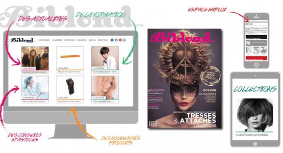 le magazine Biblond pour les professionnels de la coiffure