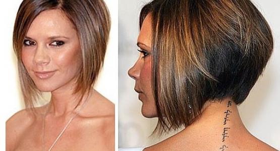 Coiffure carré plongeant