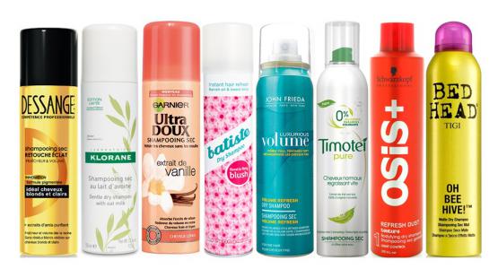 shampoing sec en dépannage