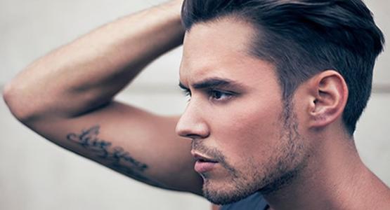 coiffure homme cheveux gomines