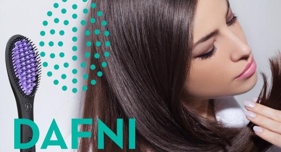 brosse lissante cheveux dafni