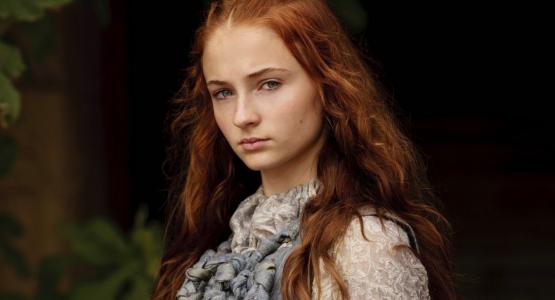 Couleur cheveux sansa statk game of thrones