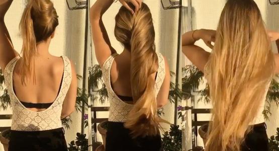 défi coiffure chignon bun drop