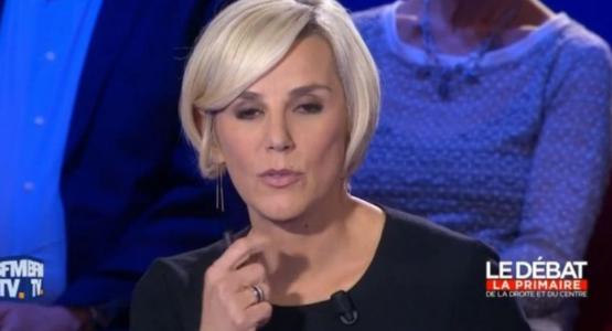 coiffure courte blond platine laurence ferrari ridiculisee