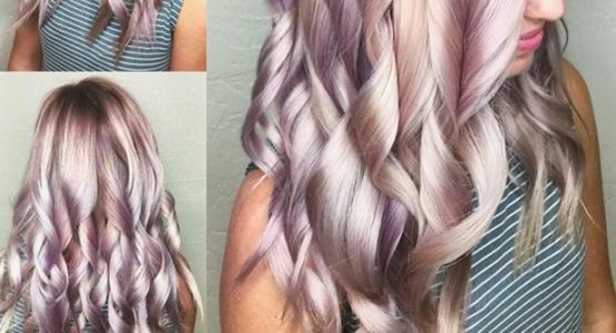 couleur de cheveux violet et gris pearl hair