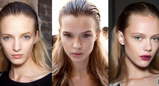 coiffure effet mouille wet look pour cet ete