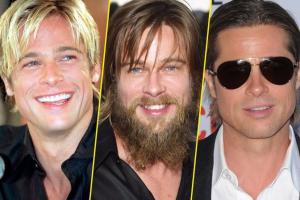 Brad Pitt et ses différentes coiffures