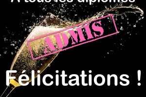 résultat CAP et BP coiffure 2016