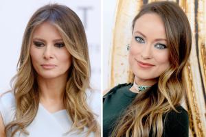 nouvelle coiffure olivia wilde melania trump