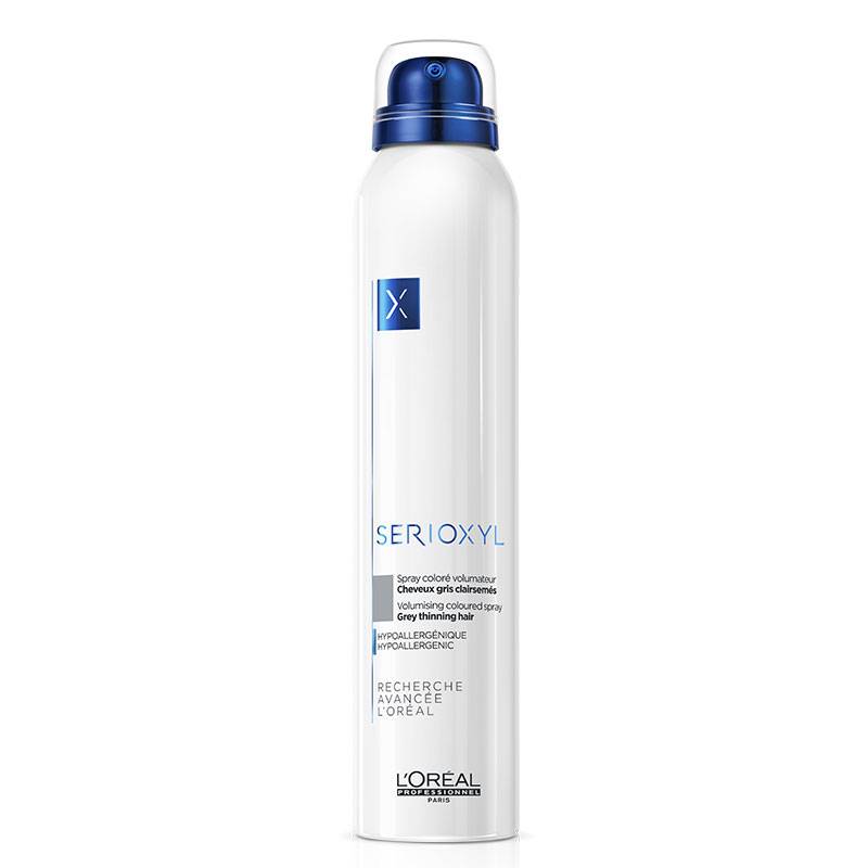 Spray coloré volumateur - Cheveux clairsemés Gris Serioxyl / 200ML