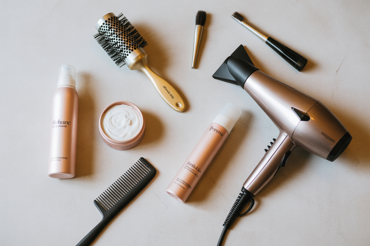 Produits professionnels et outils de coiffage spécialement conçus pour l'entretien des coupes courtes