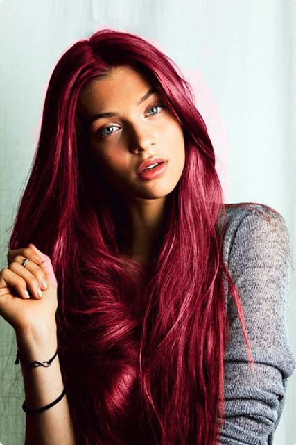 coloration cheveux rouge