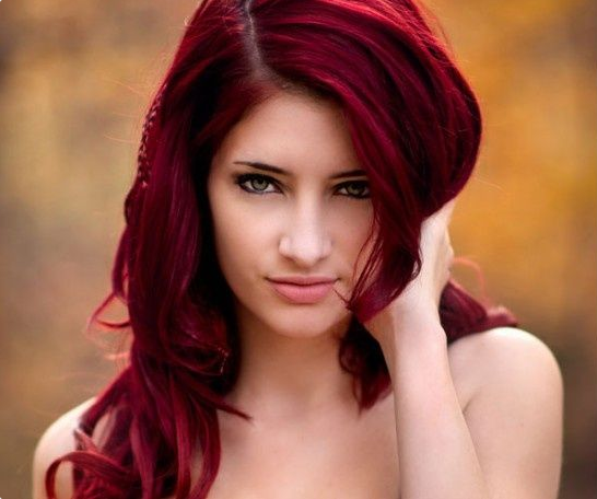 coloration cheveux rouge