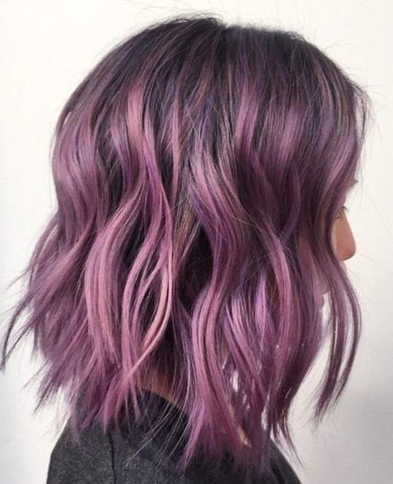 Couleur cheveux violet