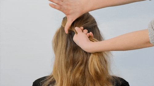 Coiffure chic et rapide - étape 2