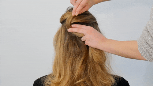 Coiffure chic et rapide - étape 3