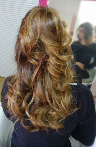 cheveux méchés et balayage